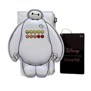 Loungefly Disney Big Hero 6 15th Anniversary Baymax Large Cardholder Wallet NWT